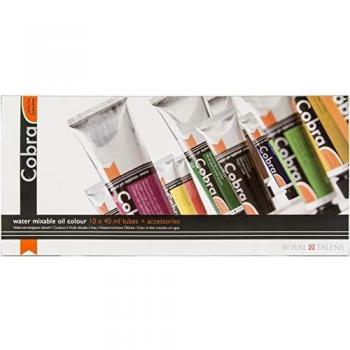 Cobra Ensemble d'artiste avec accessoires, 80 ml (Lot de 10)