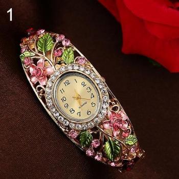 Openwork Diamond Women's Watch