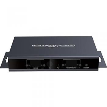 Techly HDMI‑Extender Receiver (schwarz) – 120 m, FullHD, IR