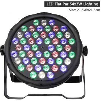 Djworld Bühnenbeleuchtung 54x3W RGB