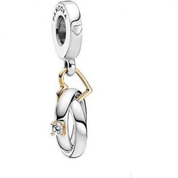Charm Pandora colgante de plata de ley Anillos Boda