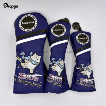 Cute Snow Leopard Golf Headcovers