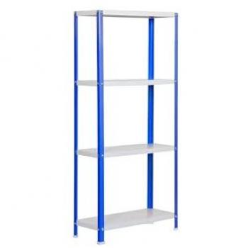 Simon Home Etagère Métallique Classic Mini 4/300 Bleu/Blanc