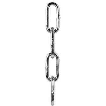 Chaîne droite 32 x 8 mm en acier zingué