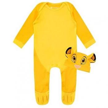Disney Set di Abbigliamento Notturno per Bambini – Simba Giallo 3‑6 Mesi