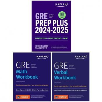 GRE Complete 20242025 Updated for the New GRE 3Book Set Includes 6 Practice Tests Live Class Sessions 2500 Practice Questions by Kaplan Test Prep