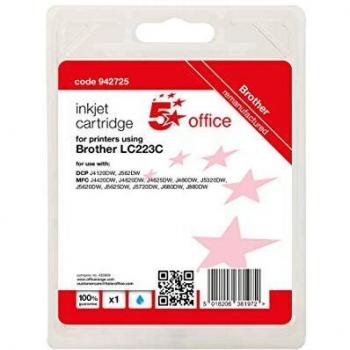 Star Office Remanufactured Cyan Ink Cartridge for Brother LC223C