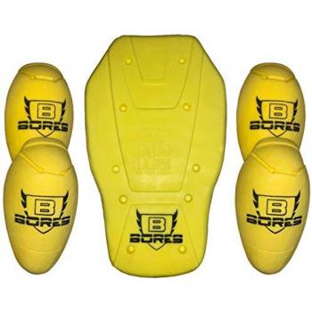 Bores Kit de protection d'épaule/coude/arrière Jaune taille unique