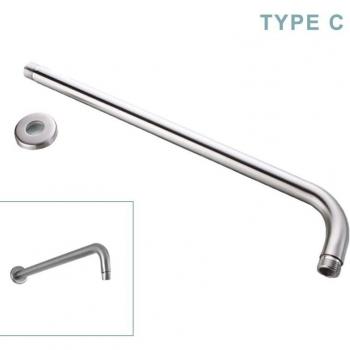 Brazo Ducha Montado en Techo con Cabezal Cuadrado G1/2