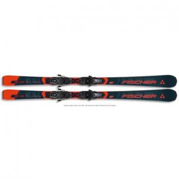 Sci Fischer The Curv TI TPR 164 con Attacchi RS10 PR Blu/Rosso