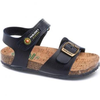 Pablosky 508720 – Sandalia Azul Juvenil con Hebilla de Bio‑Corteza