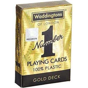 Gold Waddingtons Playing Cards