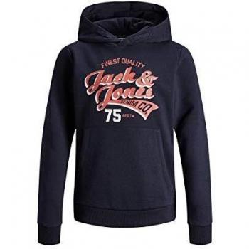 Sudadera Junior Jack & Jones con Capucha en Azul Marino 12148633