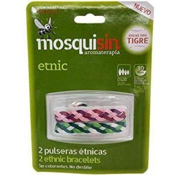 Pulsera Étnica Antimosquitos Mosquisin 2 uds