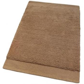 Tappeto Camera Morbido Puro Cotone 50x80 Cm Antiscivolo Marrone