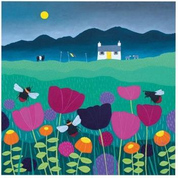 Poster Ailsa Stampa Prato Estivo 40 cm x 40 cm