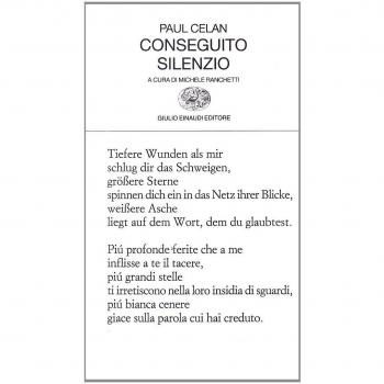 Paul Celan Conseguito Silenzio
