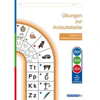 Übungen zur Anlauttabelle Ausgabe mit Artikelkennzeichnung