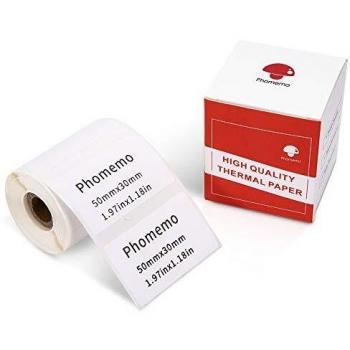 Phomemo 1.97x1.18 Labels for Barcode and Address