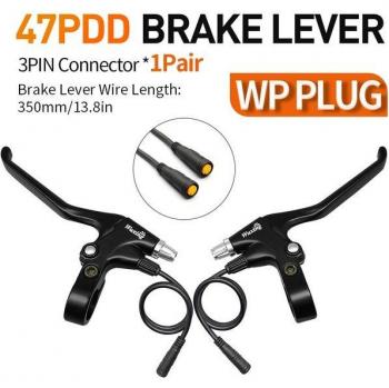 Leviers de frein WuXing pour vélo électrique, modèle 115PDD/47PDD, pour trottinette électrique, avec connecteur SM étanche