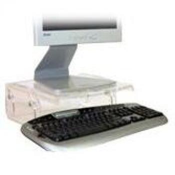 Neomounts monitor/laptop riser, Maximum weight capacity: 25 kg. Product colour: Transparent