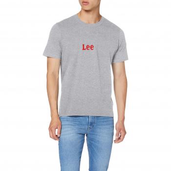 T-Shirt Lee Petit Logo, Gris (Grey Mele MP), X-Large Homme