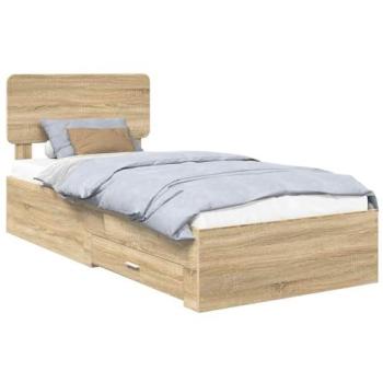 Estructura de Cama con Cajón 75x190 cm