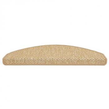 Stufenmatte ANDIAMO Skagen, beige, 5 mm, selbstklebend, strapazierfähig, 15 Stück in einem Set