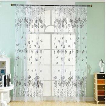 Rideau tulipe pour porte et cuisine
