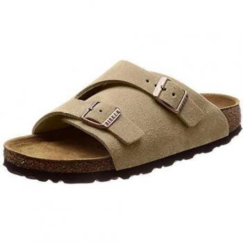 Birkenstock Zürich Suede Men's Soft-Footbed Slides