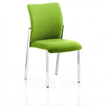 Academy Bespoke Colour Fabric Back With Bespoke Colour Seat Without Arms Myrrh Green