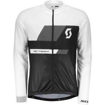 Camiseta de Ciclismo Scott RC Team 10 Largo Negro/Blanco 2018 XL