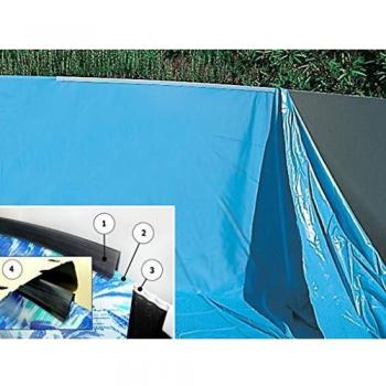 Foulard de Piscine TOI SWIMPOOL Ronde 450 × 90 cm Bleu