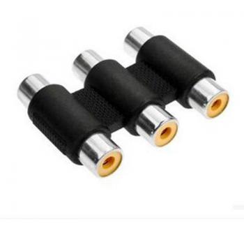 3AV RCA Audio/Video Female Connectors