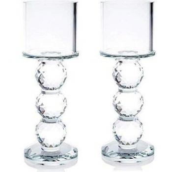 Glamour Glow Cylinder Candle Holders 20cm