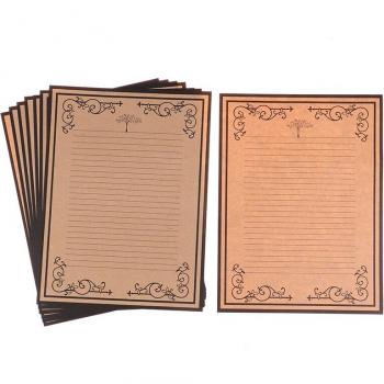 8 Sheets European Vintage Writing Paper Set