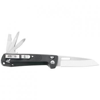 Leatherman FREE K4 Multi-Tool, Gris oscuro, hoja de filo liso, sin funda, caja de cartón
