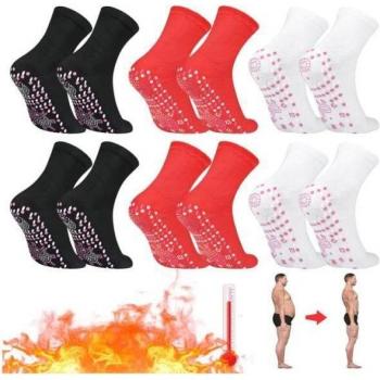 Kit 6 pièces – Chaussettes anti-pression, auto-chauffantes et magnétique