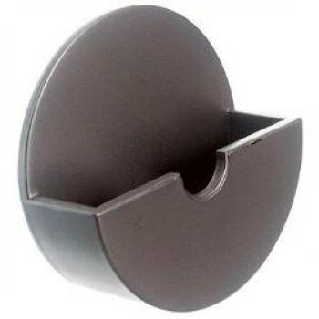Plug Holder Tidy Stick-On Self-Adhesive Satin Chrome