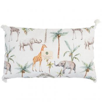 Cojín Decorativo África Blanco 34x30cm