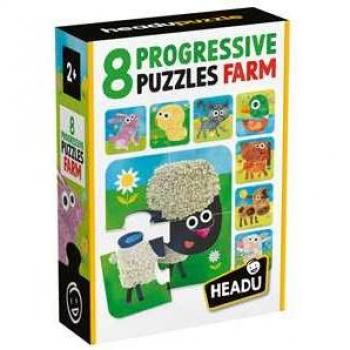 Fattoria Puzzle Progressivo 8 Pezzi