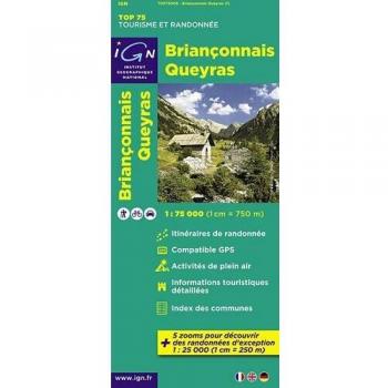 Ign 75 000 Touristische Wanderkarte 05 Brianconnais