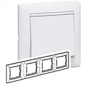 Legrand Valena marco 4 elementos blanco 774454