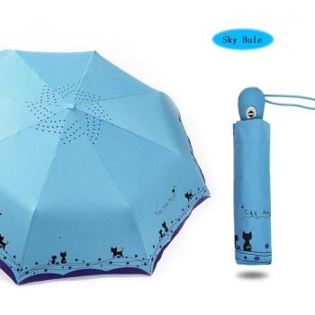 LIKE RAIN Women's Giraffe Automatic Windproof Umbrella UBY08