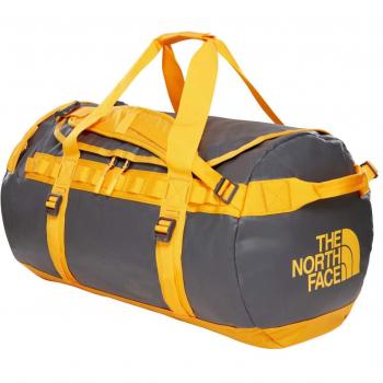 The North Face Base Camp Duffel Sac de Sport Mixte Adulte Asphalt GR/Zinnia Orange
