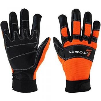Gants de travail pour tronçonneuses