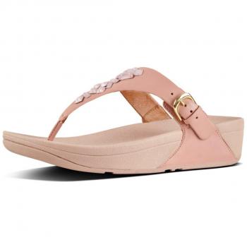 FitFlop Skinny TM Tongs à orteils Cristal, Femme, Rose (Dusky Pink 535), 40 EU