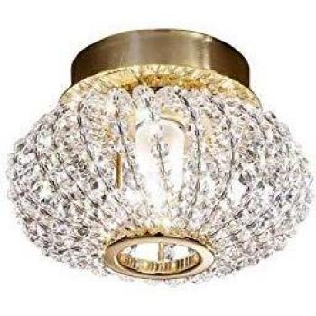 Plafonnier cristal CARLA avec dorure