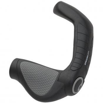 Ergon GP5-L Fahrradgriffe für Rohloff/Nexus in Größe L, grau