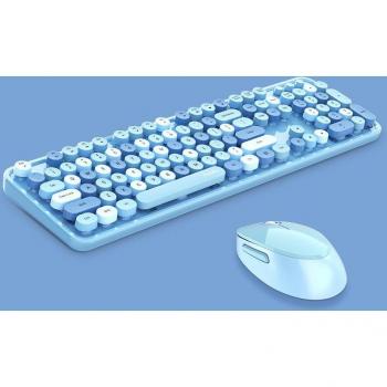 Wireless Round PC Gamer Keyboard + Mouse Pack